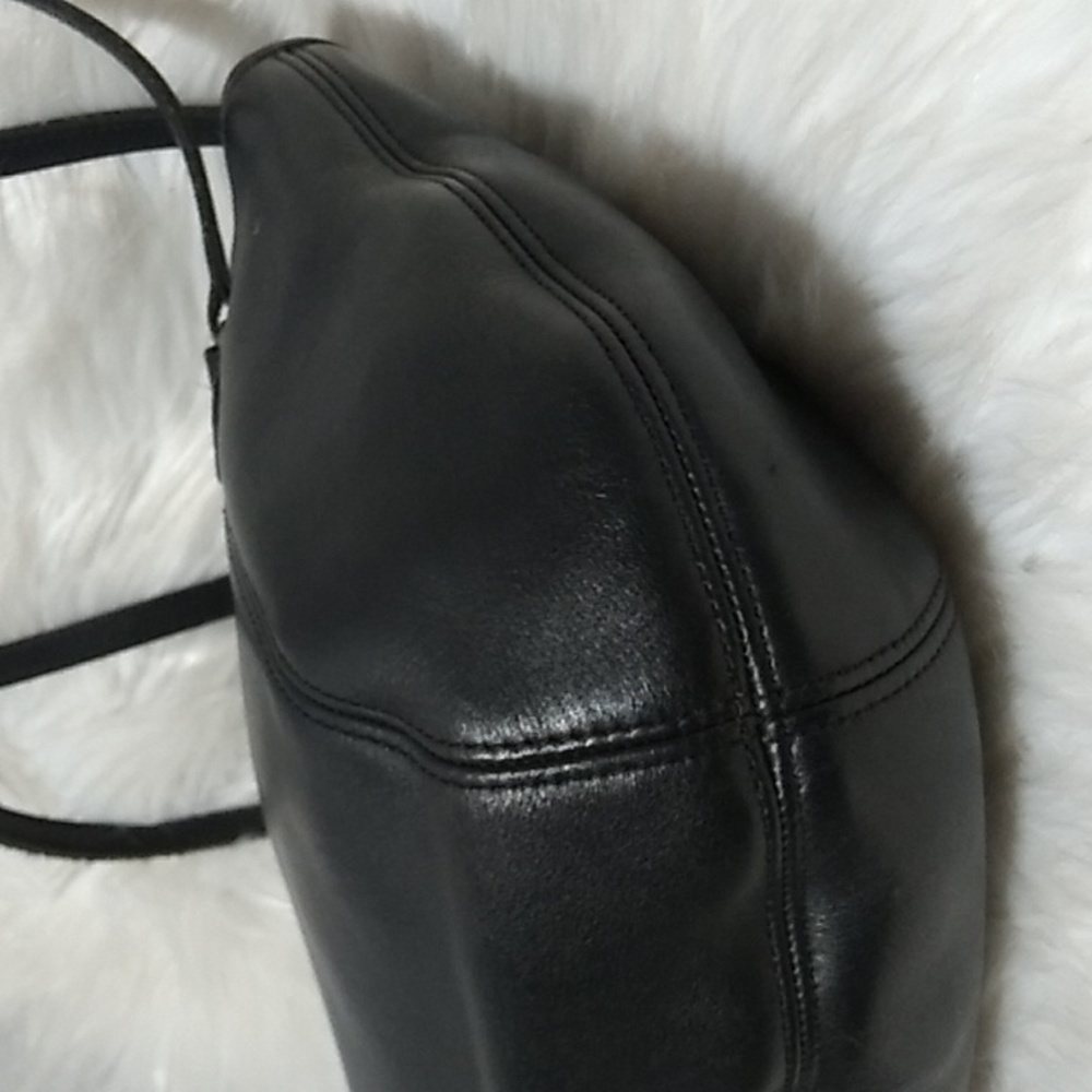 (#1) RARE! Coach Vtg Framed Leather Pouch Hinged Frame Closure - Picture 6 of 15